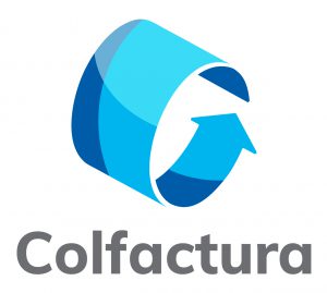 Logotipo Colfactura -vertical fondo blanco